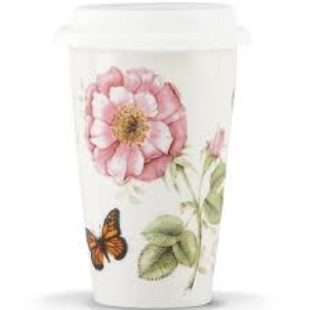 Butterfly Meadow Thermal Travel Mug 10oz